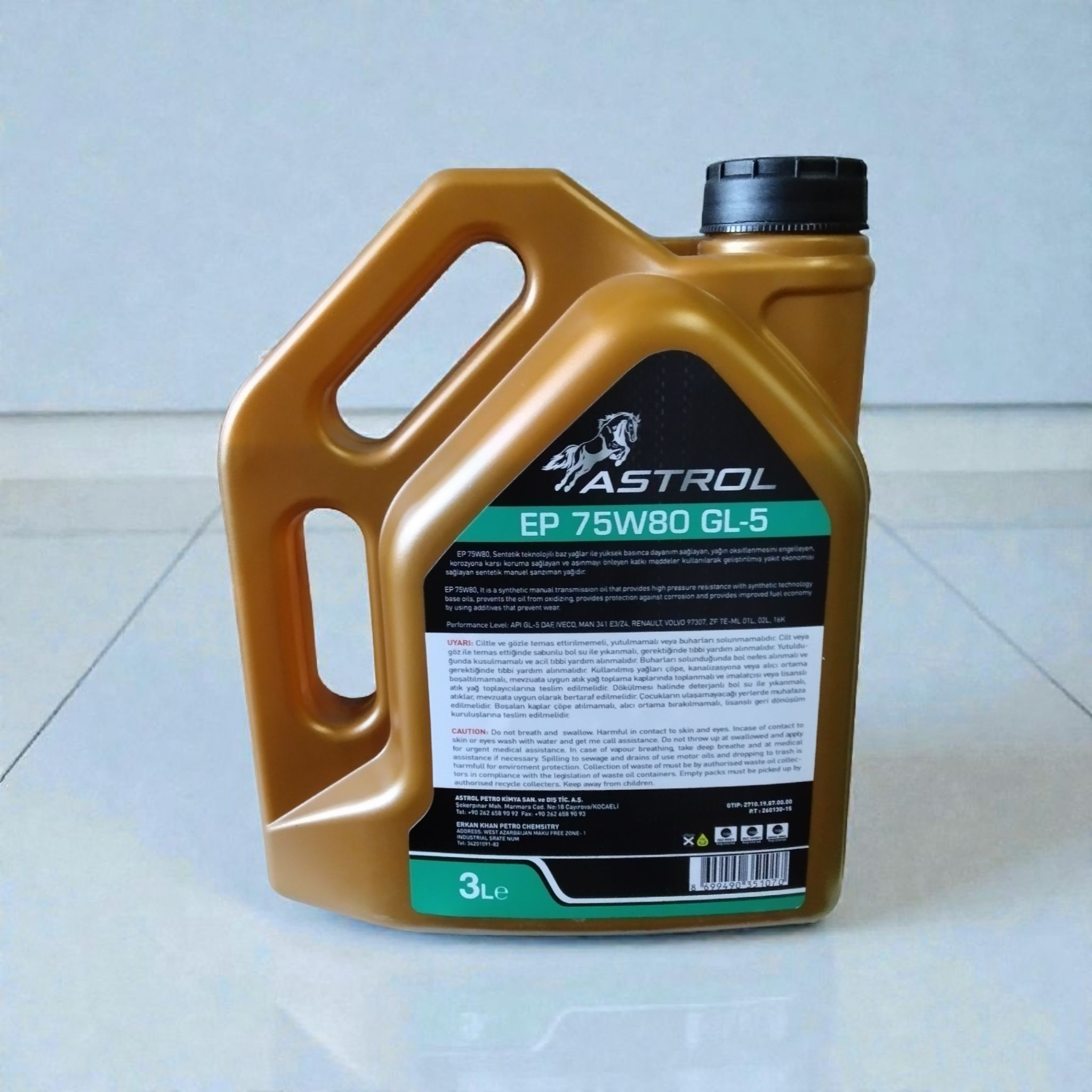 ASTROL EP 75W80 ŞANZIMAN YAĞI